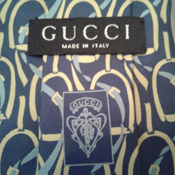 ๐ท Gucci Vintage Saddle Stirrup Tie๐ท - Picture 2 of 8